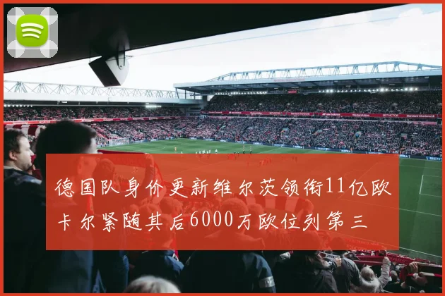 德国队身价更新维尔茨领衔11亿欧卡尔紧随其后6000万欧位列第三